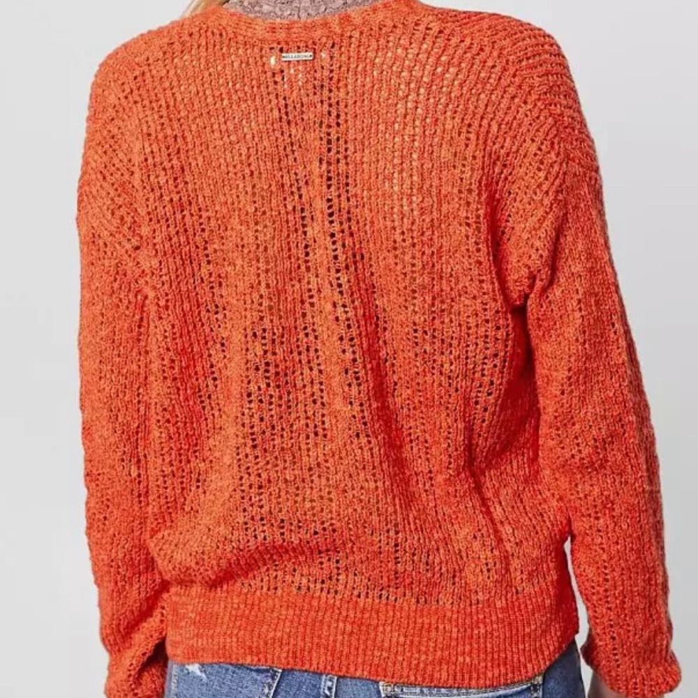 Billabong Rust Color Sweater - Size Small - image 2